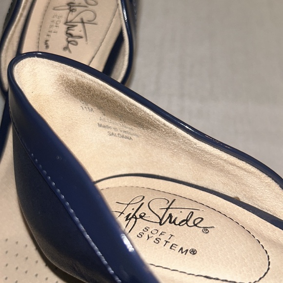 LifeStride by Comfort Saldana Slip on Pumps Women’s Navy Blue Size 11 Like new - Picture 9 of 16
